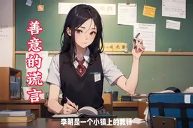 善意的谎言是小说推文，一位老师帮助学生的善意视频封面