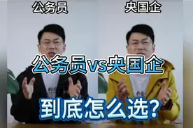 公务员和央国企哪个更好？视频封面