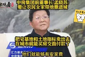孟晓苏：把宅基地和土地指标卖掉买房的惊人操作！视频封面