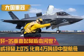 歼-35垂直起降版本问世？或将登上075驱逐舰，海军力量再上新台阶视频封面