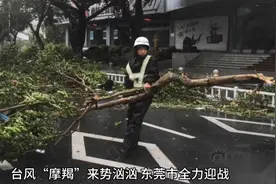 东莞市全力迎战台风“摩羯”