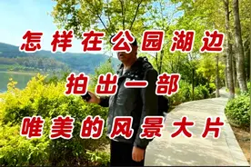 教你拍视频！怎样在公园的湖边拍出一部，精彩唯美的风景大片！视频封面