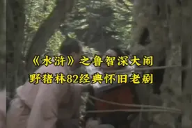 八二经典版《水浒》怀旧老剧之鲁智深大闹野猪林，看过的别流泪！视频封面