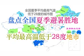 盘点各省夏季平均最高气温低于28度的地市，避暑首选地视频封面