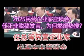 2025民营企业家座谈会：任正非脱稿发言视频封面