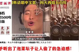 外国友人看向天再借500年韩语版：他那是向天借了一堆的锅碗瓢盆视频封面