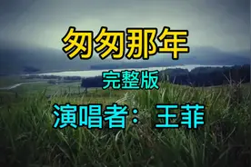 #匆匆那年#王菲《匆匆那年》完整版，音乐响起时都是青春的遗憾。