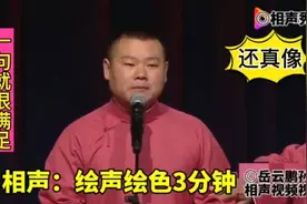 相声：岳岳绘声绘色3分钟，观众：一句就很满足，还真像！视频封面