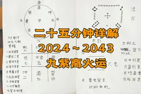 二十五分钟详解2024至2043年九紫离火运！视频封面