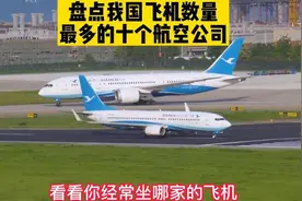 盘点我国飞机数量最多的十家航空公司，看看你经常坐哪家的飞机？