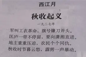 秋收时节暮云愁，霹雳一声暴动。毛泽东秋收起义建立工农革命军视频封面