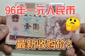 有朋友问，96年一元人民币，现在什么价格？视频封面