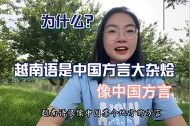 越南语像中国方言，你来听听是不是这样！