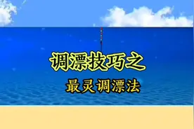 如何将任意一套浮漂线组搭配调到最灵敏的状态
