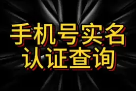 如何进行手机号实名认证查询，认证是否属于同一人视频封面