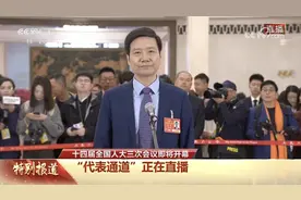 2025全国人大代表，雷军作为第一位代表接受媒体采访谈科技创新视频封面