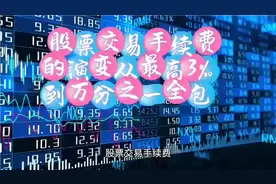 股票交易手续费的演变从最高3‰到万分之一全包视频封面