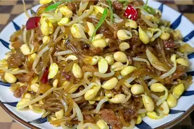 这才是豆芽粉条最好吃做法，豆芽爽脆，粉条不粘不坨，简单又好吃