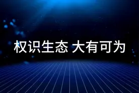 权识生态 大有可为