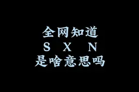 全网知道   sxn   是啥意思吗🍟🍟🍟