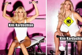 金卡戴珊身材绝了！双手举哑铃健身，极致臀腰比，辣照送福利视频封面