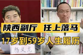 陕西打虎！安康市政协副主席杨义龙落马！副厅官员，17岁到59履历视频封面