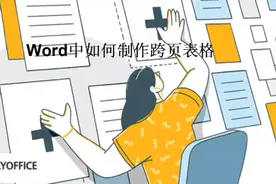 word中如何制作跨页表格视频封面