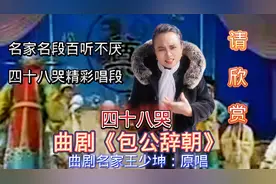 曲剧《包公辞朝》四十八哭非是朕哭忠臣我难止悲痛…音配像请欣赏视频封面