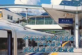 中午11点从武汉出发 下午4点30分 到达恩施巴东绿葱坡镇视频封面