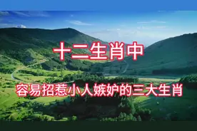 十二生肖中，容易招惹小人嫉妒的三大生肖视频封面