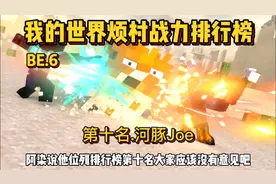 我的世界烦人的村民战力排行榜第十名:河豚joe！视频封面