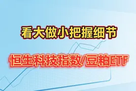 大周期定趋势，小周期找买点！恒生科技指数/豆粕etf走势分析！视频封面