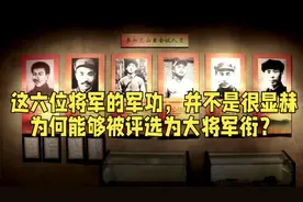 这六位将军的军功，并不是很显赫，为何能够被评选为大将军衔？视频封面