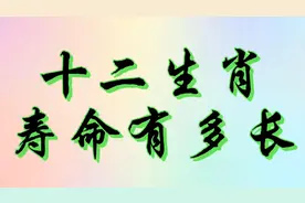 十二生肖寿命有多长   快点来看看吧！视频封面