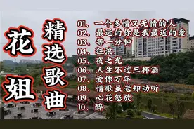 花姐火遍全网歌曲精选10首，粗狂烟嗓一开口让人陶醉，值得收藏哦视频封面