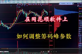 在同花顺软件上如何调筹码峰参数视频封面