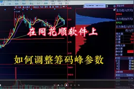 在同花顺软件上如何调筹码峰参数视频封面