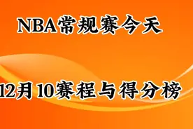 NBA常规赛今天12月10赛程安排与最新积分排行榜视频封面