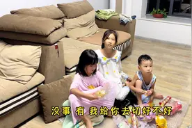 三孩子放假带他们去超市买零食，允许他们熬夜撒欢，仪式感不能少视频封面