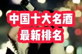 中国十大名酒最新排名，汾酒仅排第二，第一无可撼动视频封面