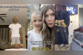 tiktok一款滤镜据说盯着不超过十秒就会摔倒，老外尝试后悲剧了