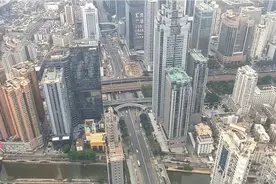 广东省深圳市罗湖区始建于1996年的深圳地标性建筑《地王大厦》