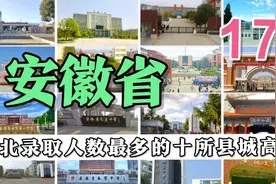 第17集|2023安徽省清北录取人数最多的十所县城高中，视频封面
