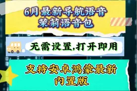 6月最新地图导航语音包，茉莉高阶定制语音包，无需任何设置！