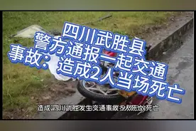 四川武胜县警方通报一起交通事故：造成2人当场死亡视频封面