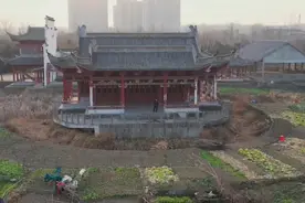 信阳新八景之一河洲榭  全景航拍 横屏观看视觉效果更好！视频封面