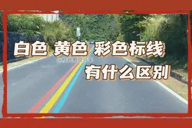 路上的标线有黄色的，白色的，彩色的，它们有什么区别？