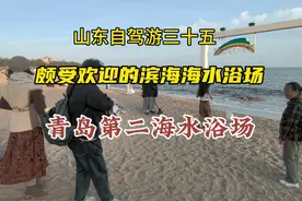 山东自驾游三十五  颇受欢迎的青岛第二海水浴场视频封面
