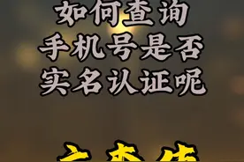 如何查询手机号是否实名认证呢视频封面