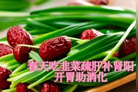 春季吃韭菜，疏肝补肾阳开胃助消化视频封面